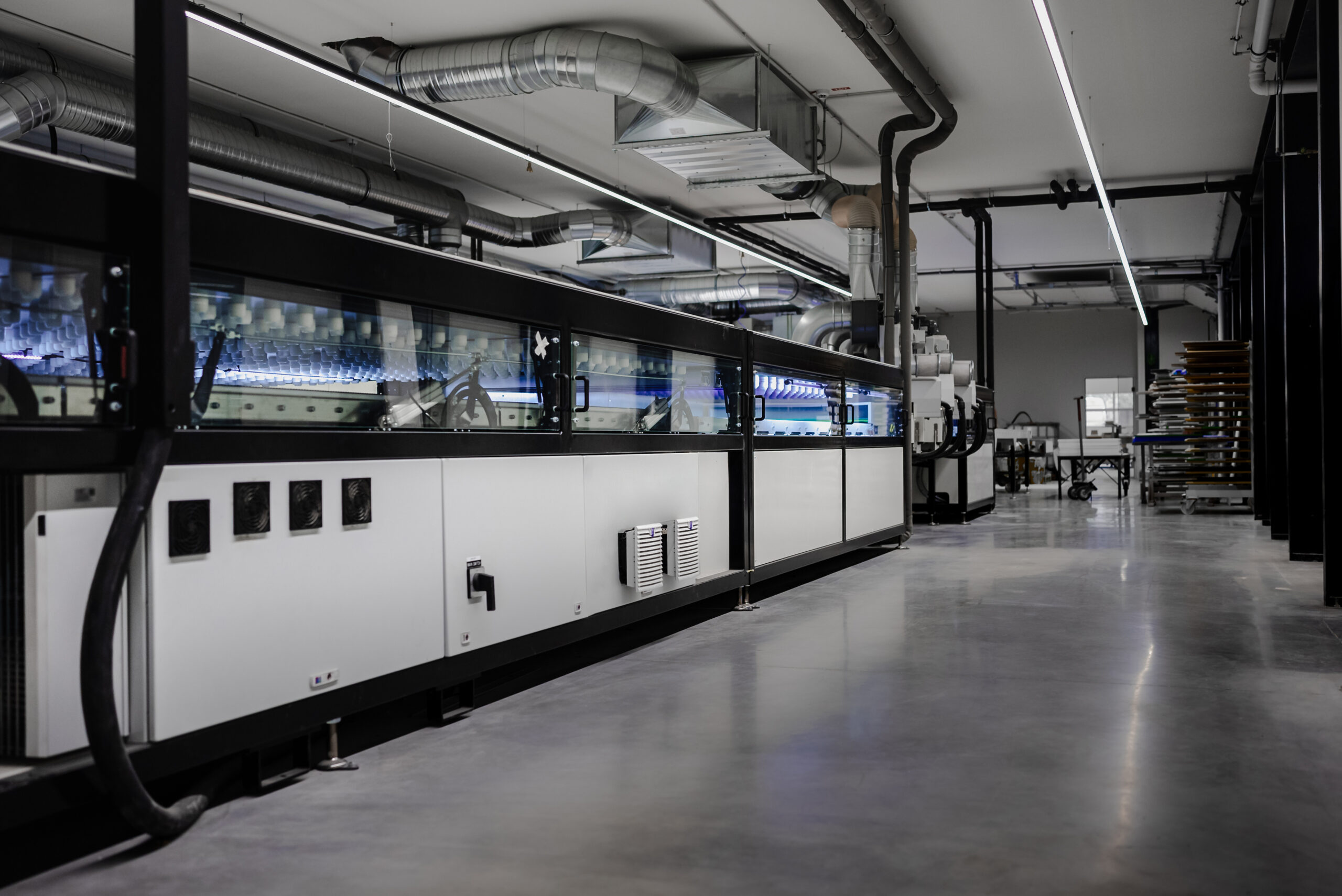 UV Anlage Härtung Lack Industrielackierung Lackomat